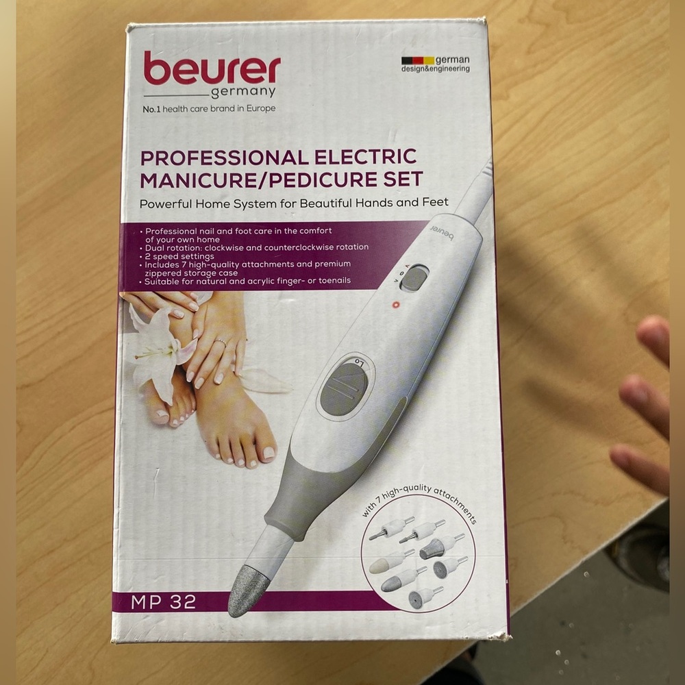 Beurer professional electric manicure/pedicure set MP32